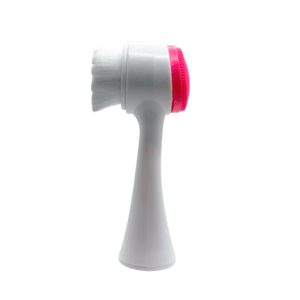Cepillo limpiador facial 2 en 1 de cerdas suaves y silicón, variedad de colores / facial-wash-brush