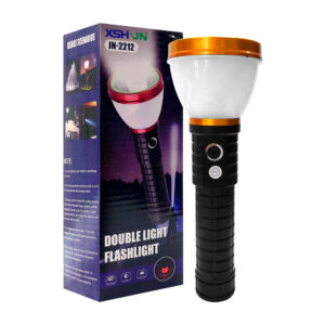 1pza Lámpara manual recargable con 5 modos de iluminación, variedad de usos / jn-2212 / double ligh flashlight