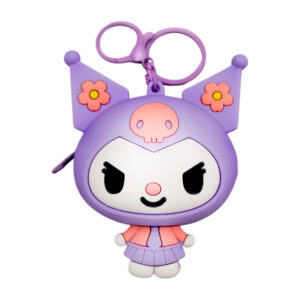 Mini monedero con cuerpo de personaje animado y argolla, variedad de modelos