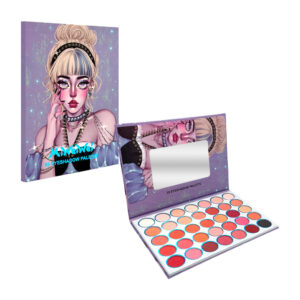 Paleta de maquillaje miweiwei con 35 tonos de sombras + espejo, variedad / m-017