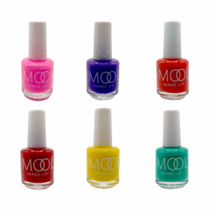 Esmalte en color liso o transparente para uñas, variedad de colores / mooi / tono basico / esm-mooi-fiesta