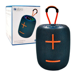 Bocina inalambrica cilíndrica pequeña luz rgb sonido 360, color surtido / wg-133