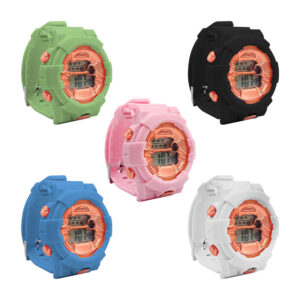 1pz reloj digital deportivo con correas de plástico, color surtido / a40