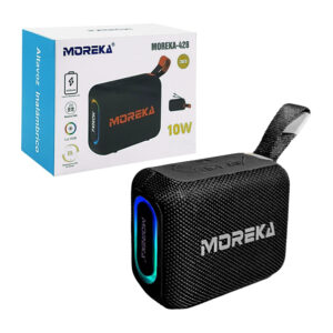 Bocina inalámbrica con luz rgb, conexión bluetooth, power bank de 5000mah